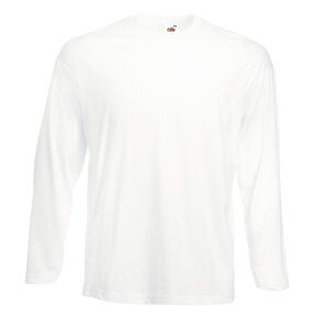 Fruit of the Loom SS032 - Valueweight long sleeve tee White