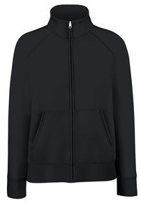 Fruit of the Loom 62-116-0 - Lady-Fit Sweat Jacket Black