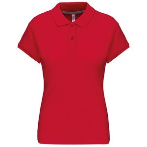 Kariban K242 - LADIES' SHORT SLEEVE PIQUE POLO SHIRT Red