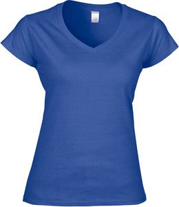 Gildan GI64V00L - Softstyle Ladies V-Neck T-Shirt Royal Blue