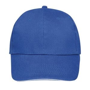 SOL'S 88100 - Buffalo Six Panel Cap Royal / Blanc