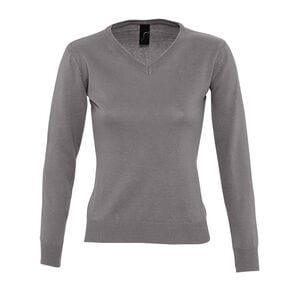 SOL'S 90010 - Galaxy Women V Neck Sweater Gris moyen