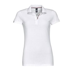 SOL'S 01407 - PATRIOT WOMEN Polo Shirt White/Red