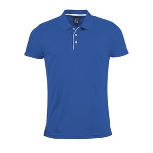SOL'S 01180 - PERFORMER MEN Sports Polo Shirt Royal blue