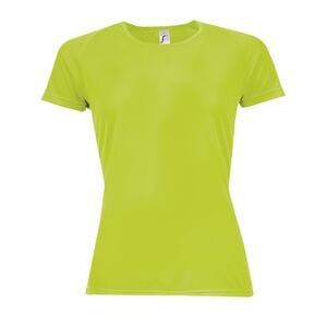SOL'S 01159 - SPORTY WOMEN Raglan Sleeve T Shirt Neon Green