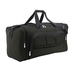 SOL'S 70900 - WEEK-END 600 D Polyester Multi Pocket Travel Bag Black