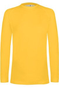 ProAct PA006 - KIDS' LONG SLEEVE SKIN TIGHT "QUICK DRY" T-SHIRT Sporty Yellow