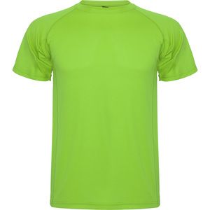 Roly CA0425 - MONTECARLO Short-sleeve technical raglan t-shirt Lime