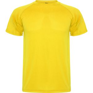 Roly CA0425 - MONTECARLO Short-sleeve technical raglan t-shirt Yellow