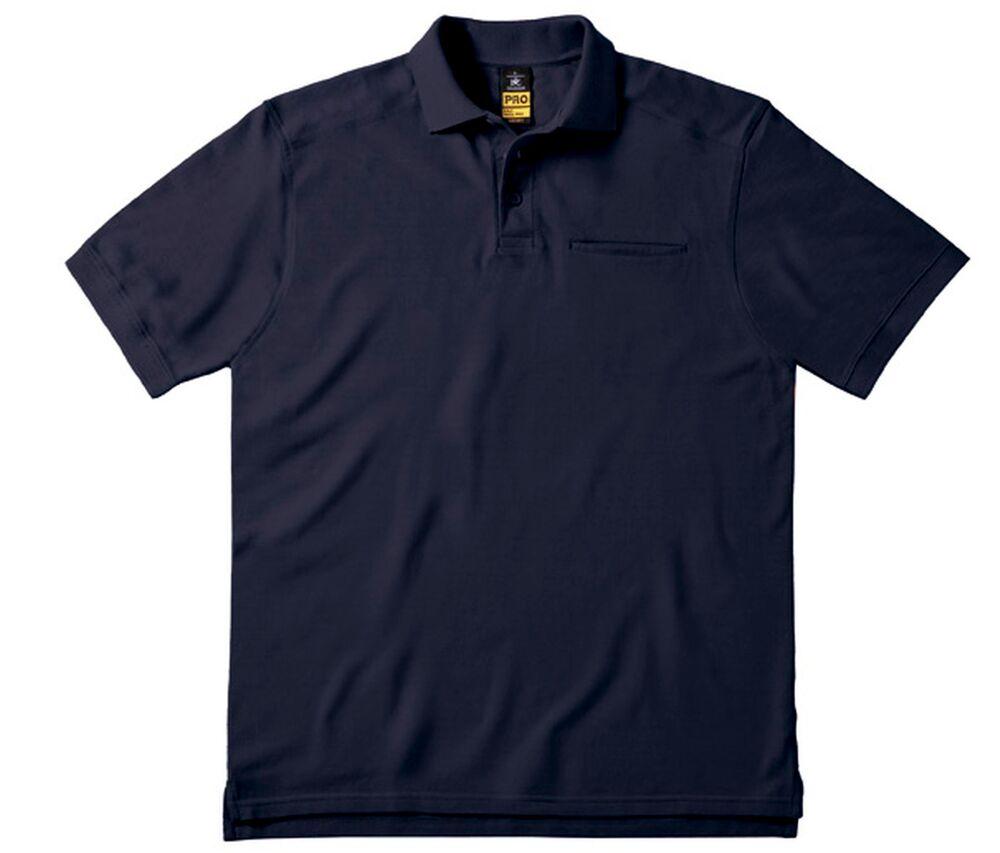 B&C Pro BC815 - Men's short-sleeved polo shirt with chest pocket