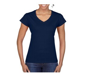 Gildan GN647 - Softstyle Ladies V-Neck T-Shirt Navy