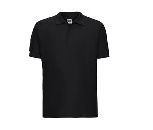 Russell JZ577 - Men's Resistant Polo Shirt 100% Cotton Black