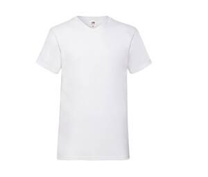 Fruit of the Loom SC234 - Men'S V-Neck Tee Shirt Valueweight White