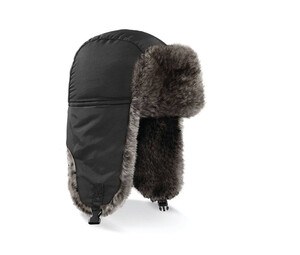 Beechfield BF345 - Black Sherpa Hat Black