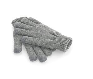 Beechfield BF490 - Touchscreen gloves Heather Grey