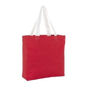 SOL'S 01672 - Lenox Shopping Bag Red / White