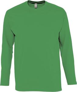 SOL'S 11420 - MONARCH Men's Round Neck Long Sleeve T Shirt Kelly Green