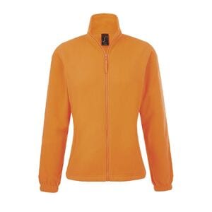 SOL'S 54500 - NORTH WOMEN Zipped Fleece Jacket Neon Orange