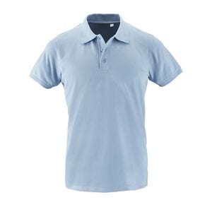SOL'S 01708 - PHOENIX MEN Cotton Elastane Polo Shirt Sky Blue
