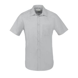 SOL'S 02923 - Bristol Fit Short Sleeve Poplin Men’S Shirt Pearl Grey