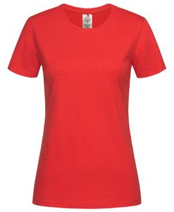 Stedman STE2620 - Women's classic organic round neck t-shirt Scarlet Red