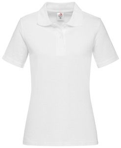 Stedman STE3100 - Women's short-sleeved polo shirt White