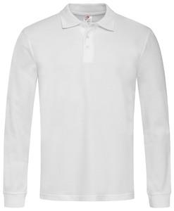 Stedman STE3400 - Long sleeve polo shirt for men ls White