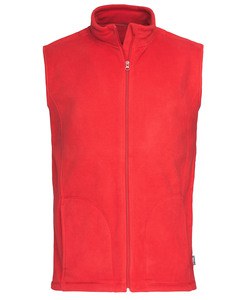 Stedman STE5010 - Fleece vest for men Scarlet Red