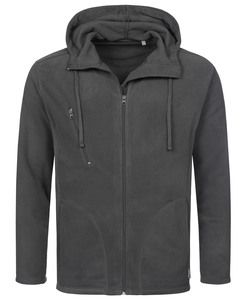 Stedman STE5080 - Active Men's Hooded Fleece Jacket Grey Steel