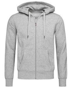 Stedman STE5610 - Active Men's Hooded Jacket Grey Heather