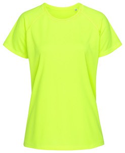 Stedman STE8500 - Crew neck T-shirt for women - ACTIVE 140 Cyber Yellow
