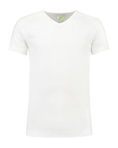 Lemon & Soda LEM1264 - T-shirt V-neck cot/elast SS for him White