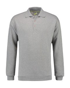 Lemon & Soda LEM3210 - Polosweater for him Grey Heather