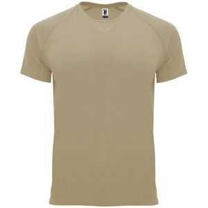 Roly CA0407 - BAHRAIN Technical short-sleeve raglan t-shirt Dark Sand