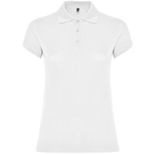 Roly PO6634 - STAR WOMAN Short-sleeve polo shirt for women White
