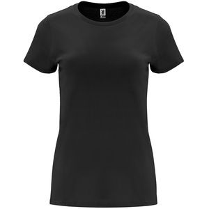 Roly CA6683 - CAPRI Fitted short-sleeve t-shirt for women Black