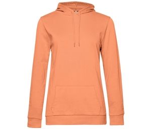 B&C BCW04W - Hooded sweatshirt # woman Melon Orange