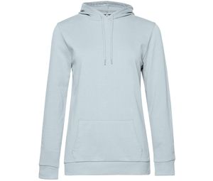 B&C BCW04W - Hooded sweatshirt # woman Pure Sky