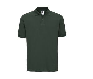 Russell JZ569 - Men's Pique Polo Shirt 100% Cotton Bottle Green