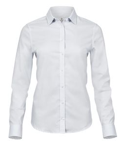 Tee Jays TJ4025 - Womens stretch luxury shirt White
