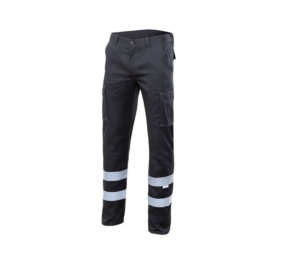 VELILLA V3014S - MULTI-POCKET STRETCH PANTS WITH REFLECTIVE STRIPES