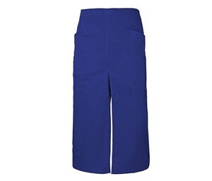 VELILLA V4209 - LONG APRON WITH OPENING AND POCKETS Royal Blue