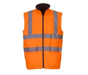 Yoko YK008F - High visibility reversible bodywarmer