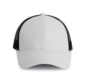 K-up KP158 - Trucker cap - 6 panels White / Black