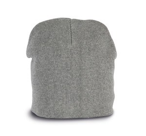 K-up KP542 - Knitted organic cotton beanie Alloy Grey Heather