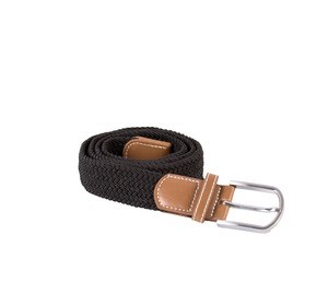 K-up KP805 - Braided elasticated belt Black