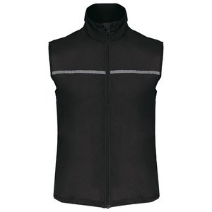 Proact PA234 - Running gilet with mesh back Black