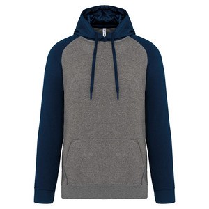 Proact PA369 - Adult two-tone hooded sweatshirt