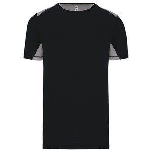 Proact PA478 - Two-tone sports T-shirt Black / Fine Grey