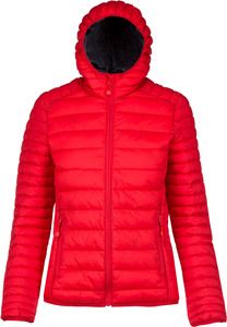 Kariban K6111 - Ladies' lightweight hooded down jacket Red